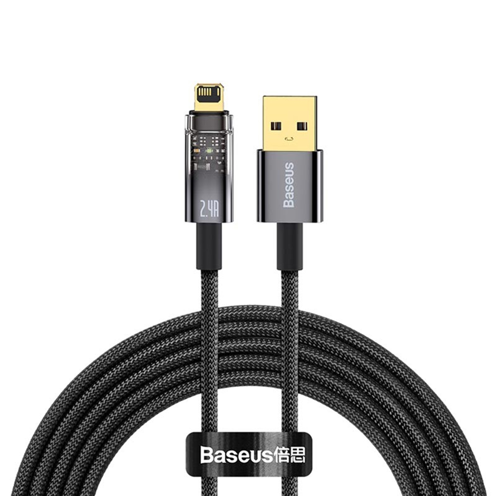 Baseus - Data Cable Explorer Auto Power-Off (CATS000501) - USB to Lightning