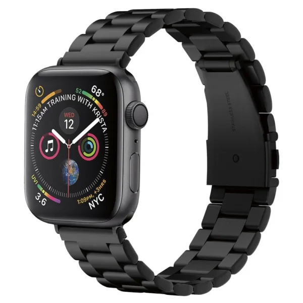 Spigen - Modern Fit - Apple Watch 1/2/3/4/5/6/7/8/9/10/SE/SE 2/Ultra/Ultra 2 (42/44/45/46/49mm) - Black