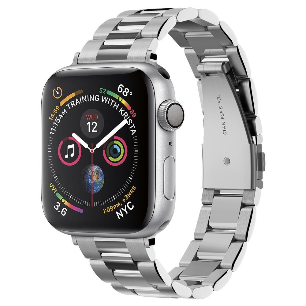 Spigen - Modern Fit - Apple Watch 1/2/3/4/5/6/7/8/9/10/SE/SE 2 (38/40/41/42mm) - Silver