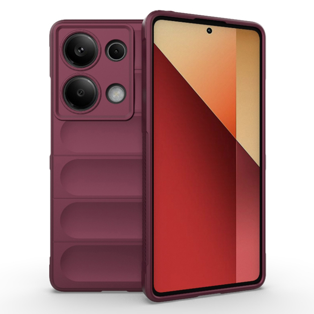 Techsuit - Magic Shield - Xiaomi Redmi Note 13 Pro 4G / Poco M6 Pro 4G - Bordeaux