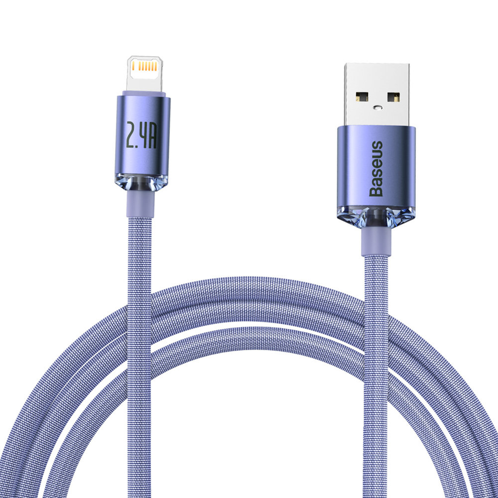 Baseus - Data Cable Crystal Shine (CAJY000005) - USB to Lightning