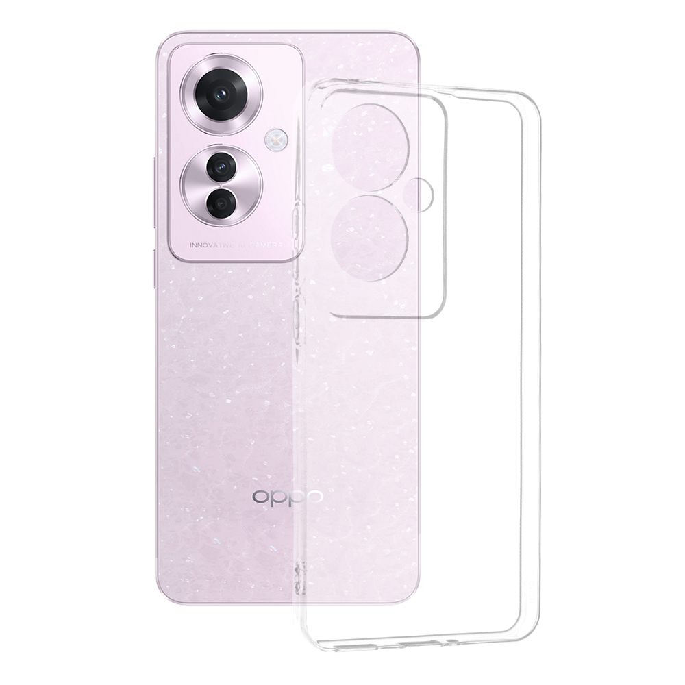 Techsuit - Clear Silicone - Oppo Reno11 F - Transparent