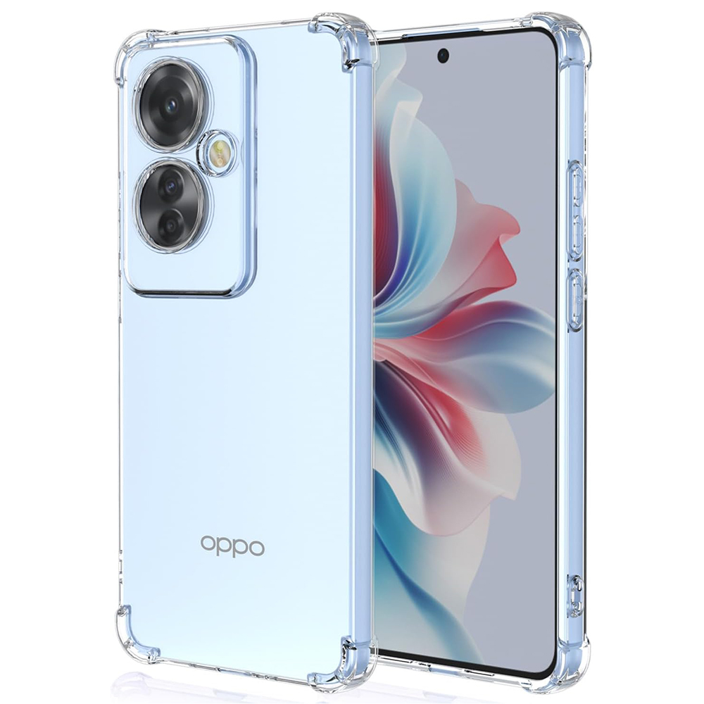 Techsuit - Shockproof Clear Silicone - Oppo Reno11 F - Clear