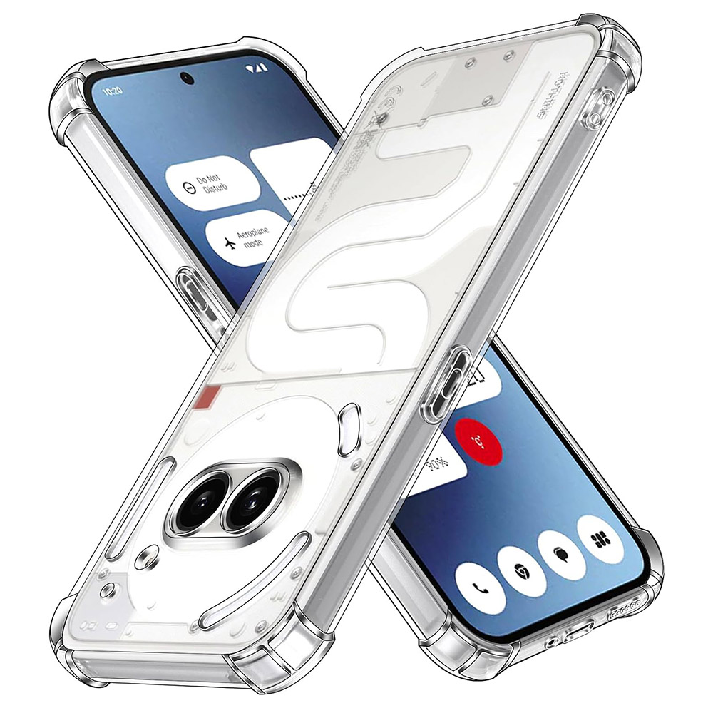 Techsuit - Shockproof Clear Silicone - Nothing Phone (2a) / (2a) Plus - Clear