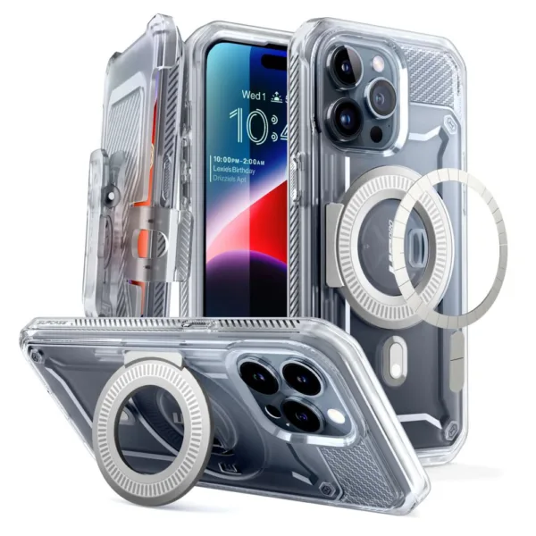 Supcase - Unicorn Beetle Pro MagSafe - iPhone 15 Pro - Clear