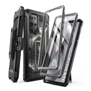 Supcase - Unicorn Beetle Pro - Samsung Galaxy S24 Ultra - Black Ripple