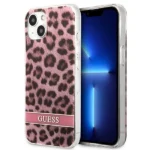 Guess GUHCP13SHSLEOP iPhone 13 mini 5.4" pink/pink hardcase Leopard