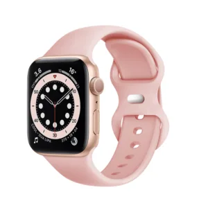 Techsuit - Watchband (W031) - Apple Watch 1/2/3/4/5/6/7/8/9/10/SE/SE 2/Ultra/Ultra 2 (42/44/45/46/49mm) - Light Pink