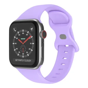 Techsuit - Watchband (W031) - Apple Watch 1/2/3/4/5/6/7/8/9/10/SE/SE 2/Ultra/Ultra 2 (42/44/45/46/49mm) - Purple