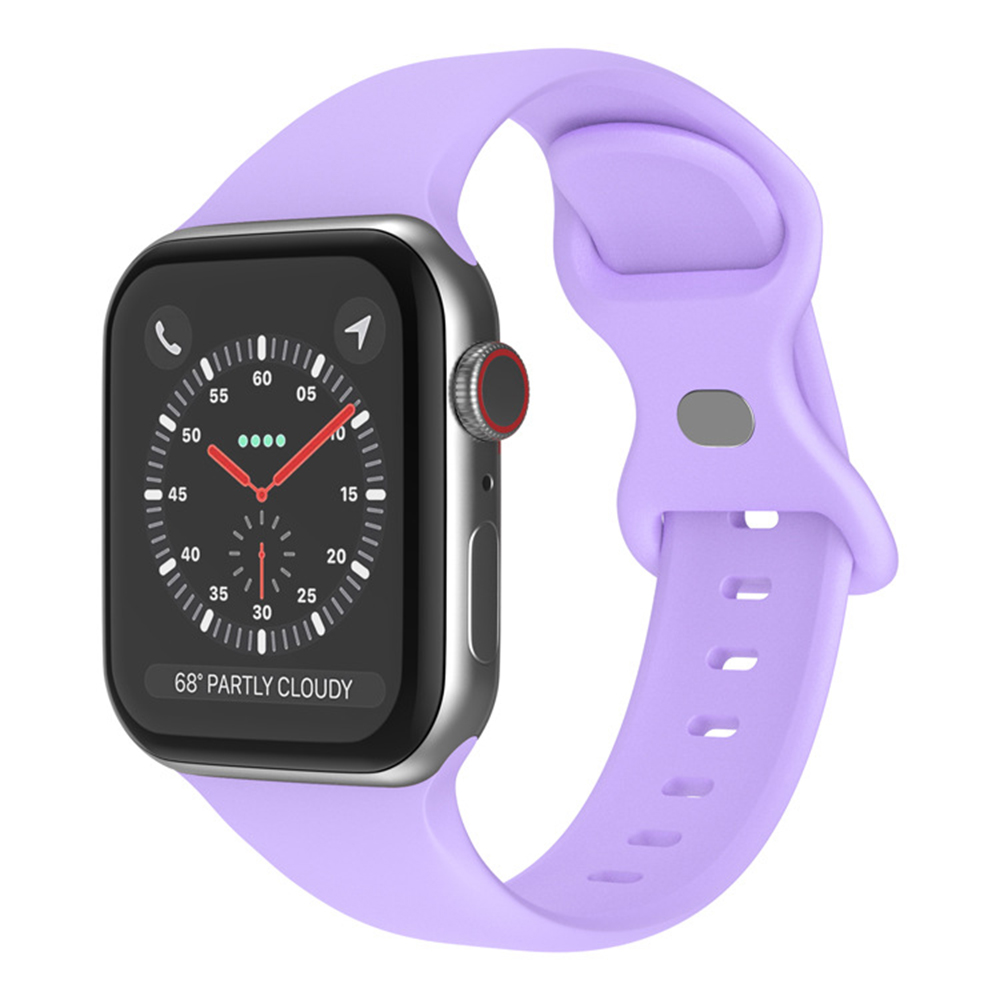 Techsuit - Watchband (W031) - Apple Watch 1/2/3/4/5/6/7/8/9/10/SE/SE 2 (38/40/41/42mm) - Purple