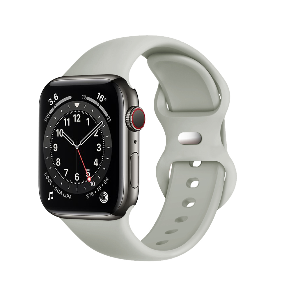 Techsuit - Watchband (W031) - Apple Watch 1/2/3/4/5/6/7/8/9/10/SE/SE 2 (38/40/41/42mm) - Gray