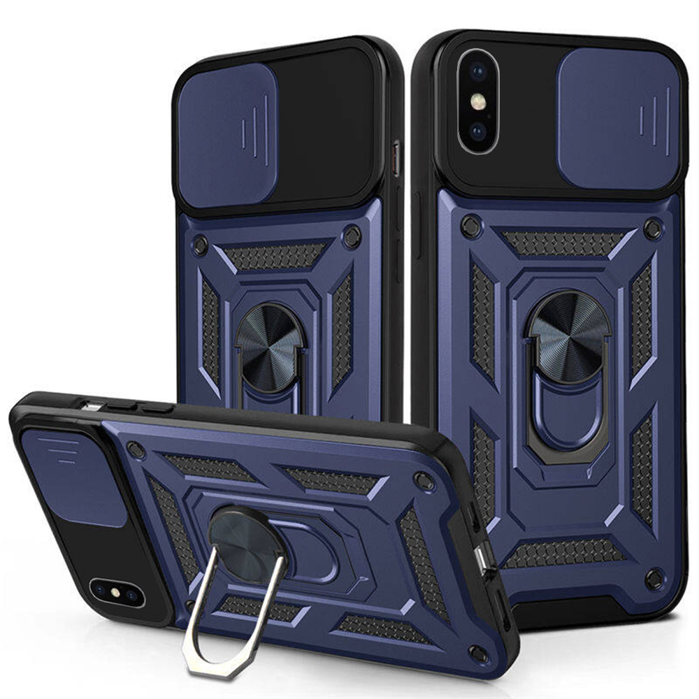 Techsuit - CamShield Series - iPhone X / iPhone XS - Blue