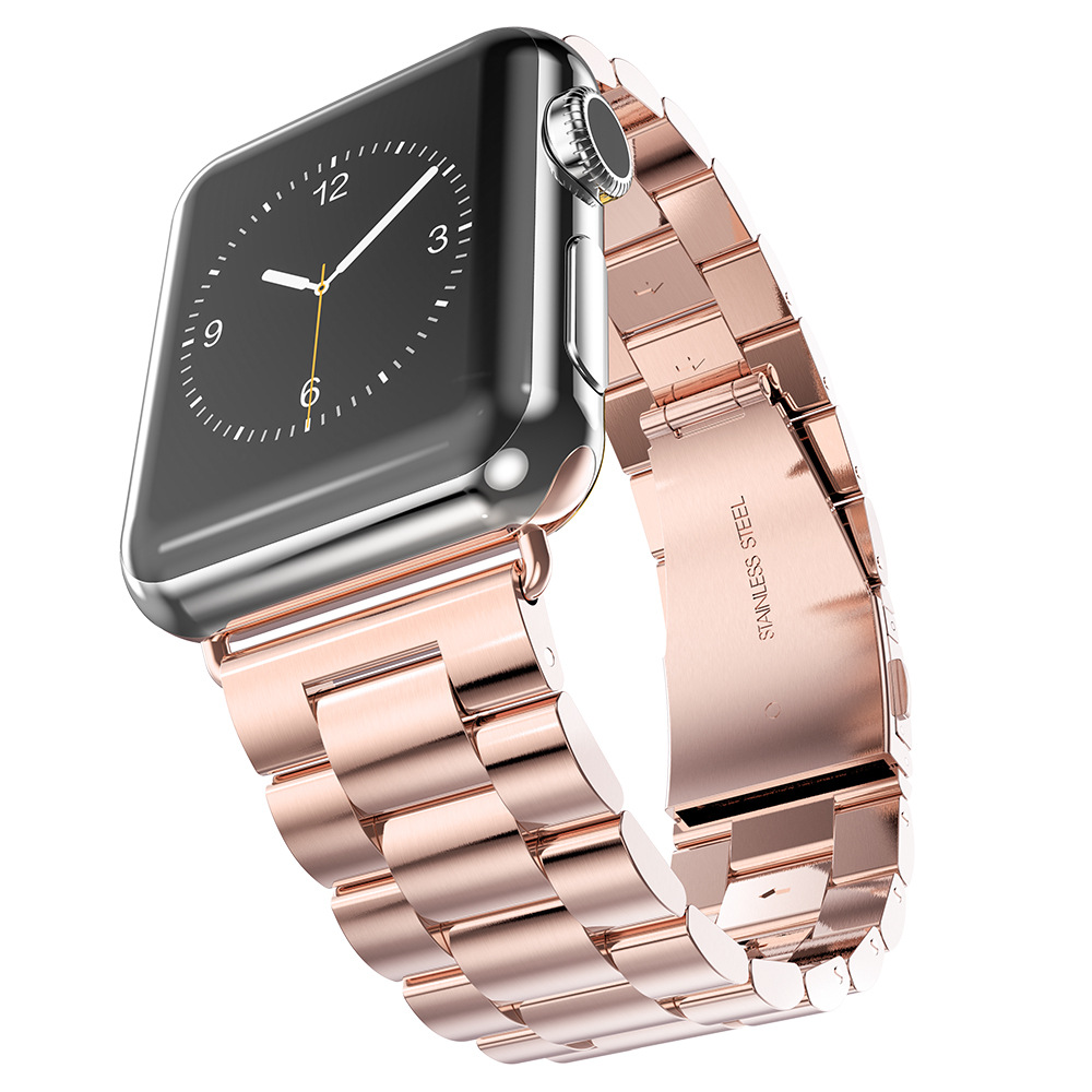 Techsuit - Watchband (W036) - Apple Watch 1/2/3/4/5/6/7/8/9/10/SE/SE 2/Ultra/Ultra 2 (42/44/45/46/49mm) - Pink