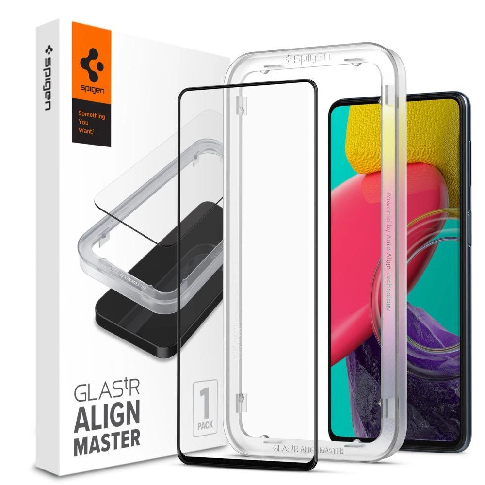 Spigen ALM Glass FC Tempered Glass for Samsung Galaxy M53 5G - Black