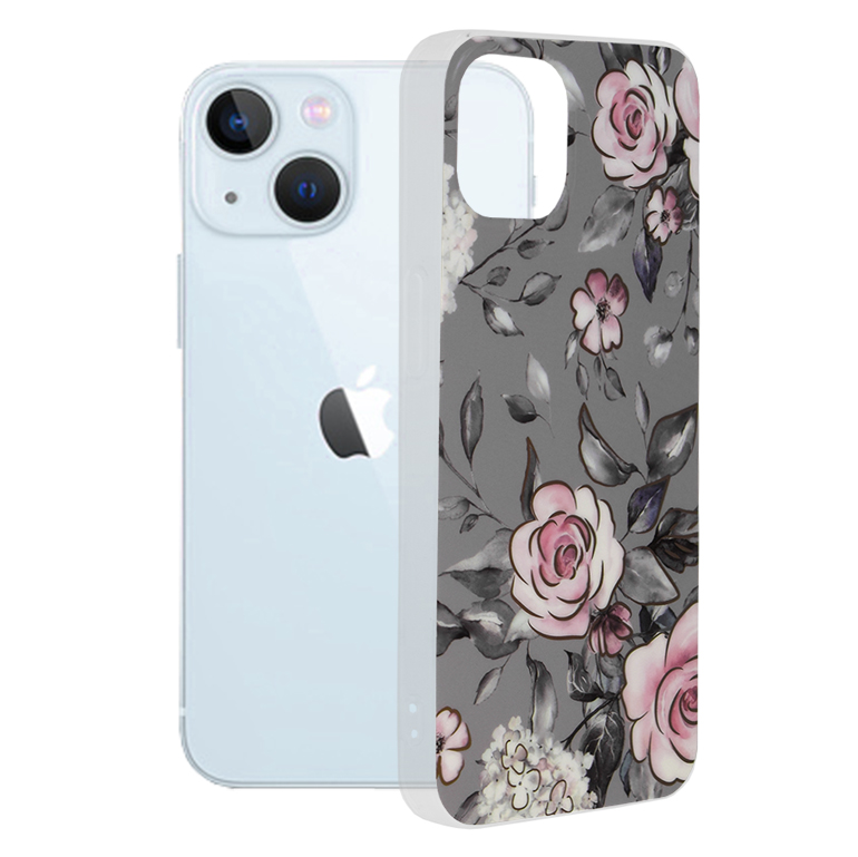 Techsuit - Marble Series - iPhone 13 - Bloom of Ruth Gray