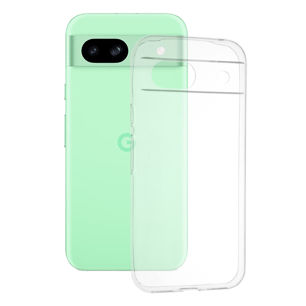 Techsuit - Clear Silicone - Google Pixel 8a - Transparent