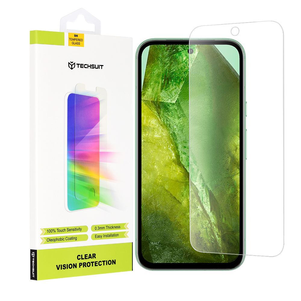 Techsuit - Clear Vision Glass - Google Pixel 8a - Transparent