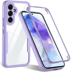 Techsuit - ColorVerse 360 Series + Screen Protector - Samsung Galaxy A55 5G - Purple