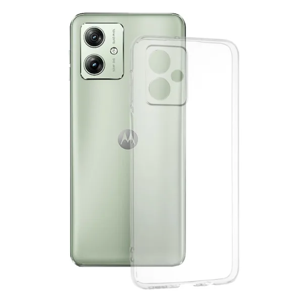 Techsuit - Clear Silicone - Motorola Moto G54 Power Edition / G64 - Transparent