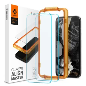 Spigen - Glas.tR Align Master (2 pack) - Google Pixel 8a - Clear