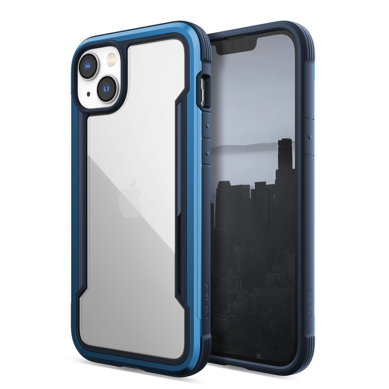 Raptic X-Doria Shield Case iPhone 14 Plus armored cover blue