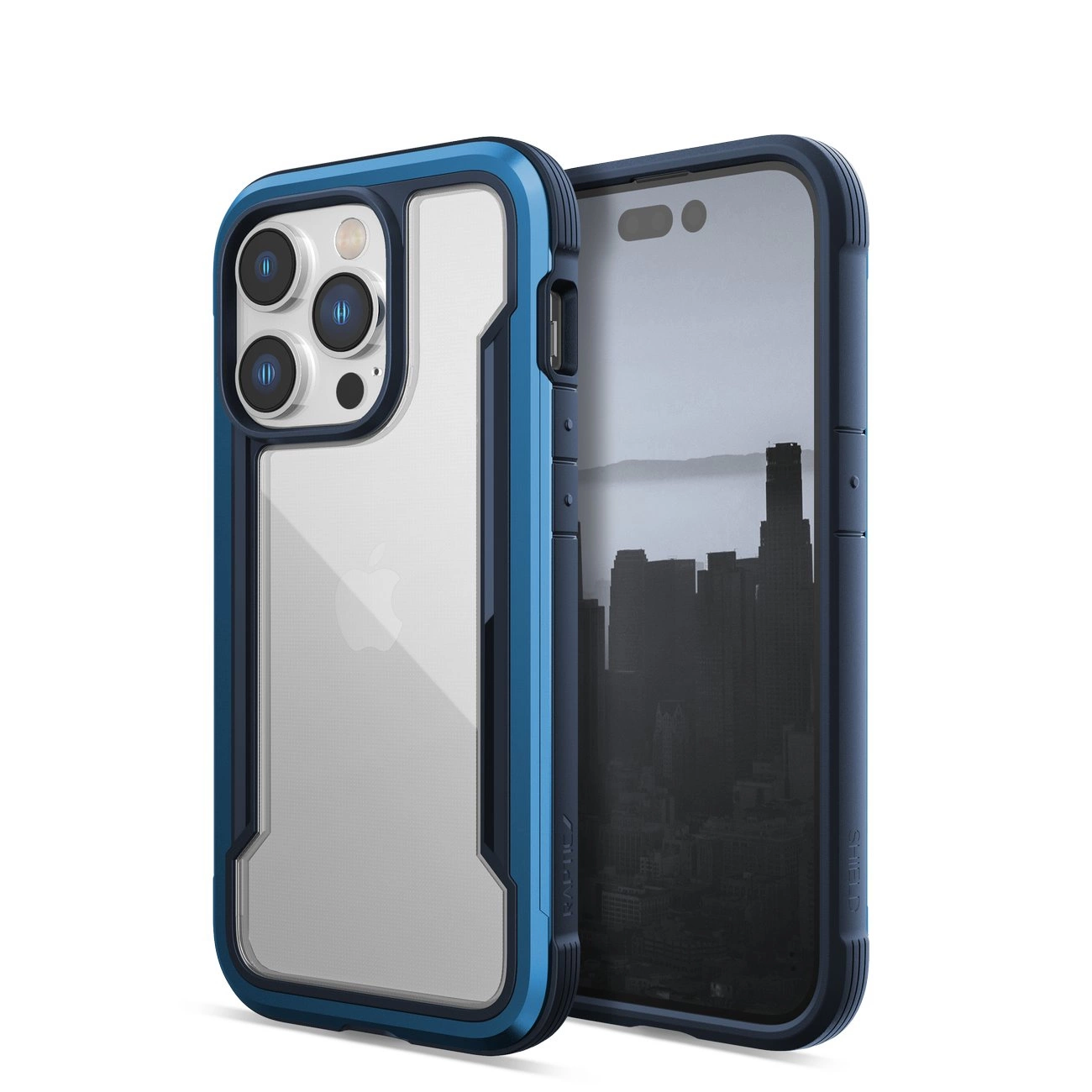 Raptic X-Doria Shield Case iPhone 14 Pro armored cover blue