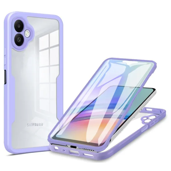 Techsuit - ColorVerse 360 Series + Screen Protector - Samsung Galaxy A05 - Purple