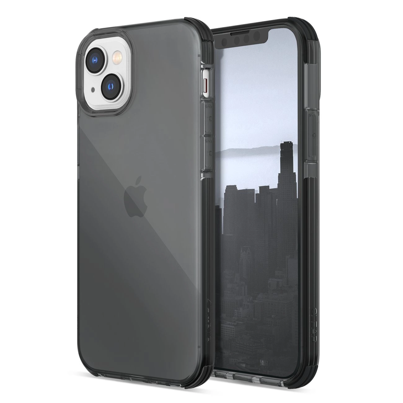 Raptic X-Doria Clear Case iPhone 14 Plus armored cover gray