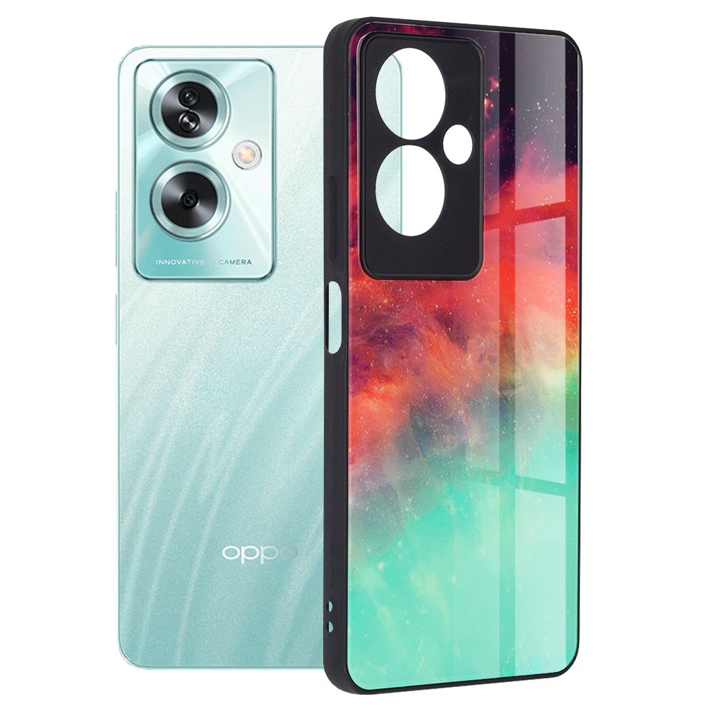 Techsuit - Glaze Series - Oppo A79 5G / OnePlus Nord N30 SE - Fiery Ocean