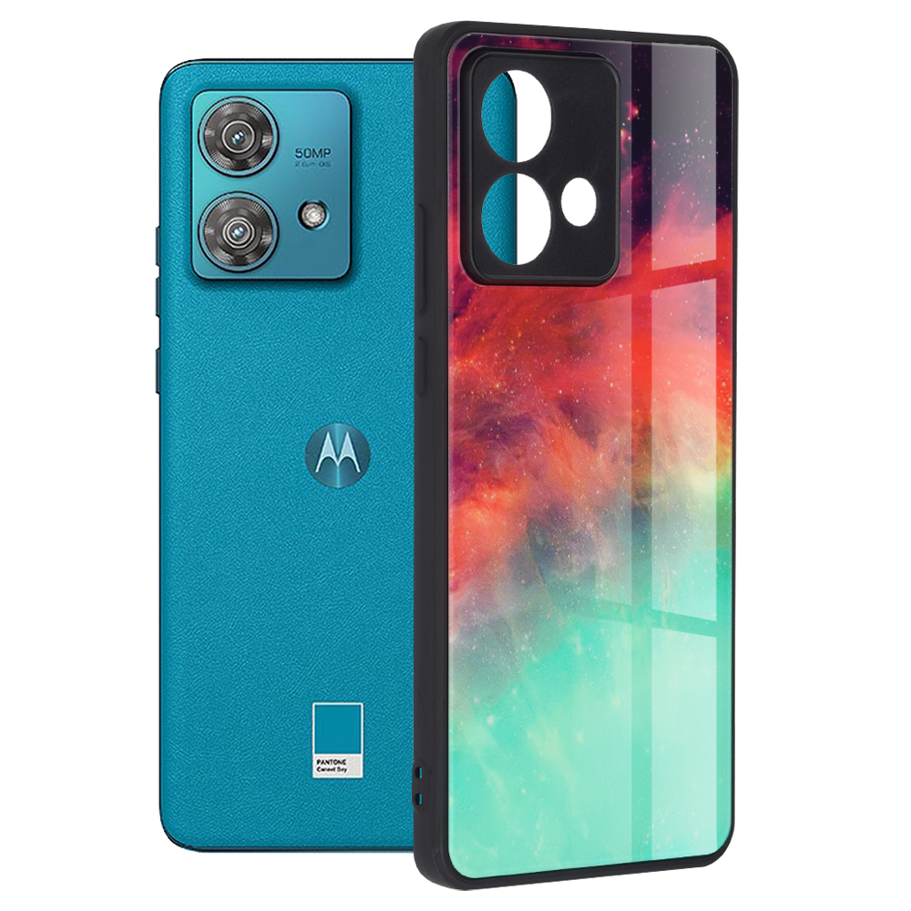 Techsuit - Glaze Series - Motorola Edge 40 Neo - Fiery Ocean