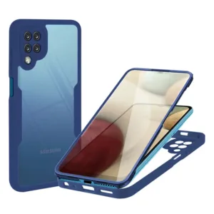 Techsuit - ColorVerse 360 Series + Screen Protector - Samsung Galaxy A12 - Blue