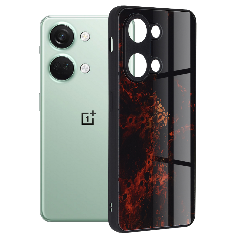 Techsuit - Glaze Series - OnePlus Nord 3 - Red Nebula