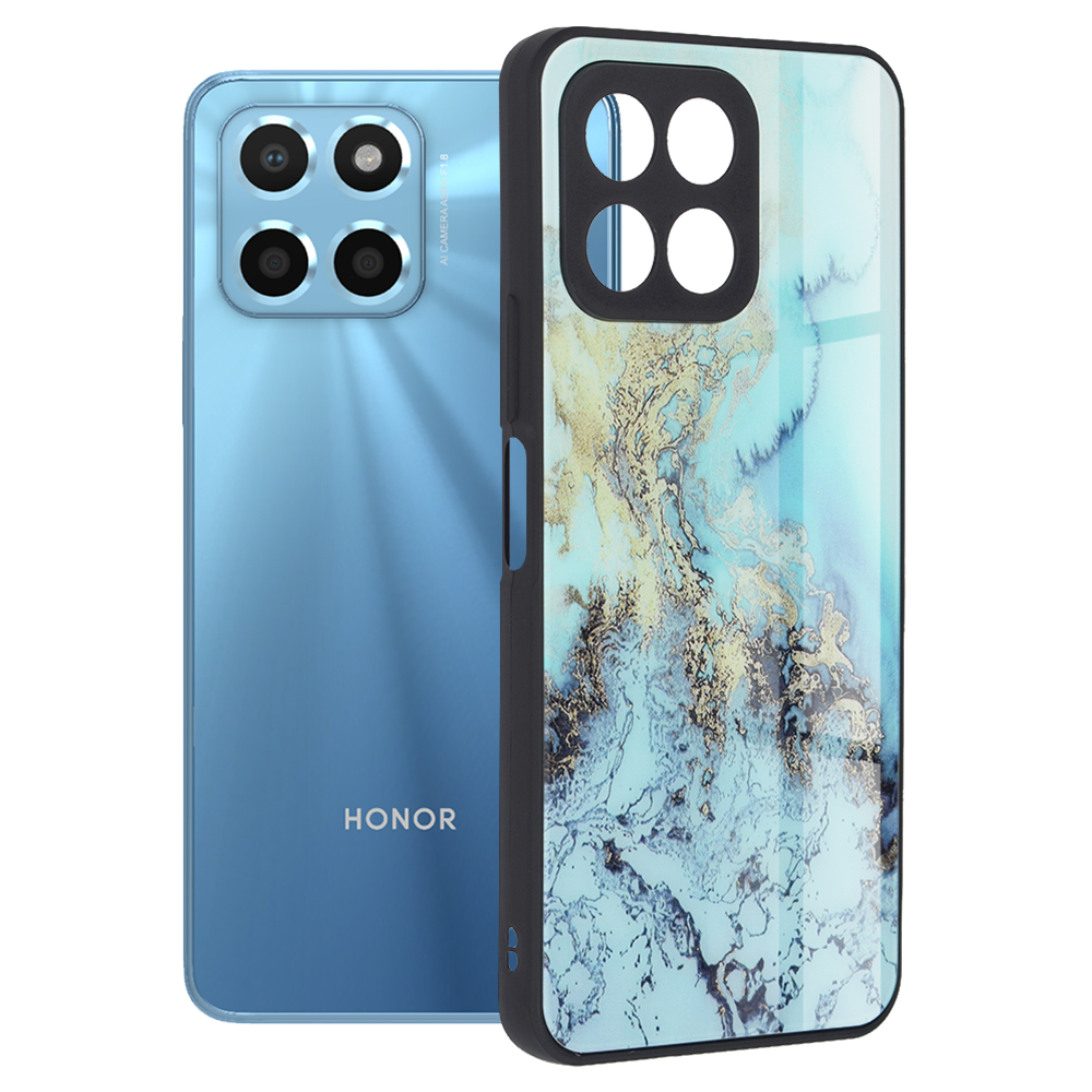 Techsuit - Glaze Series - Honor X6 / X8 5G / 70 Lite - Blue Ocean