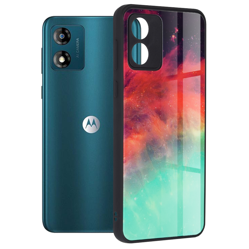 Techsuit - Glaze Series - Motorola Moto E13 - Fiery Ocean