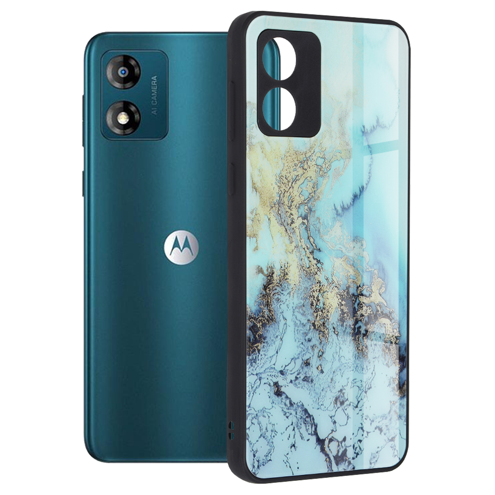 Techsuit - Glaze Series - Motorola Moto E13 - Blue Ocean