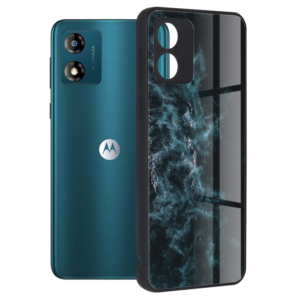 Techsuit - Glaze Series - Motorola Moto E13 - Blue Nebula