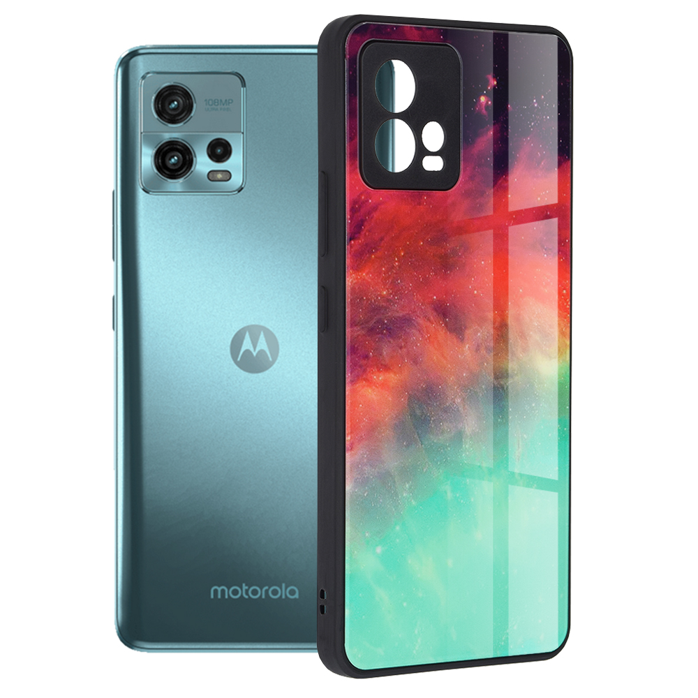 Techsuit - Glaze Series - Motorola Moto G72 - Fiery Ocean