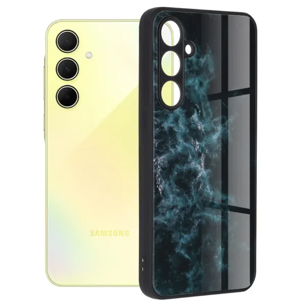 Techsuit - Glaze Series - Samsung Galaxy A35 5G - Blue Nebula