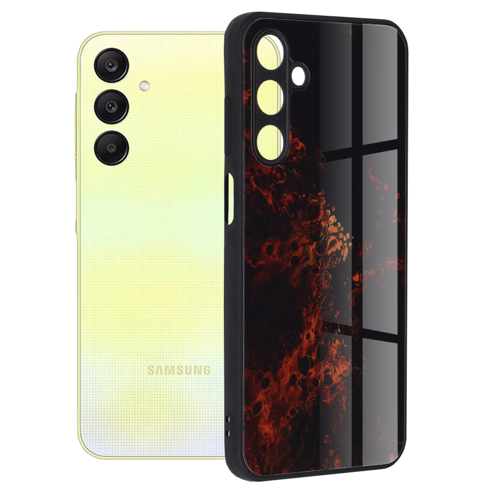 Techsuit - Glaze Series - Samsung Galaxy A25 5G - Red Nebula