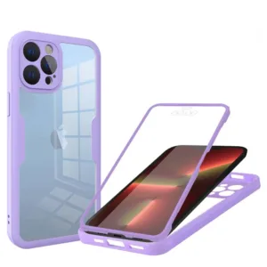 Techsuit - ColorVerse 360 Series + Screen Protector - iPhone 13 Pro - Purple