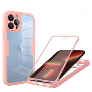 Techsuit - ColorVerse 360 Series + Screen Protector - iPhone 13 Pro - Pink