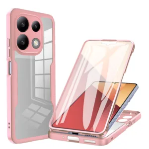 Techsuit - ColorVerse 360 Series + Screen Protector - Xiaomi Redmi Note 13 5G - Pink