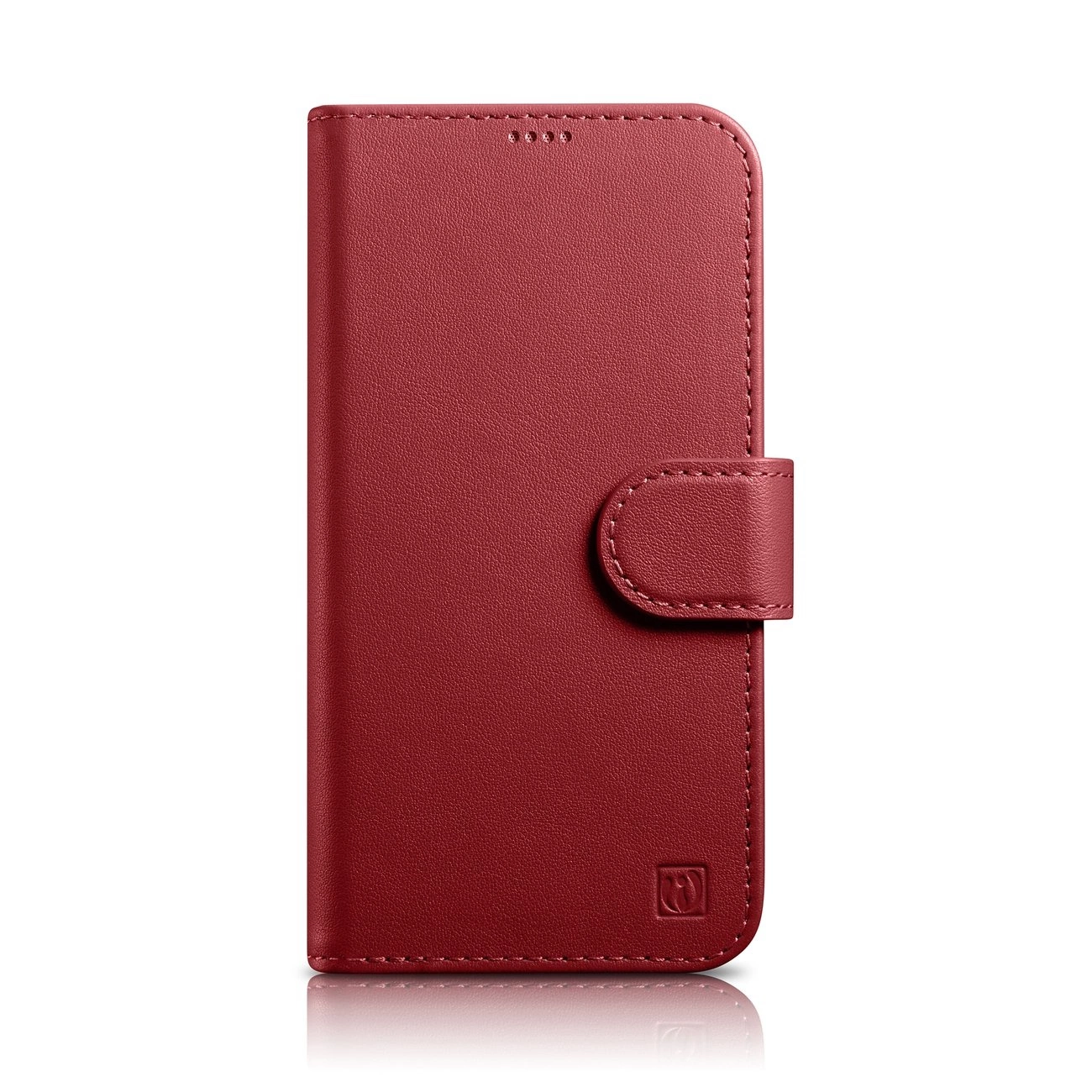 iCarer Wallet Case 2in1 Cover iPhone 14 Plus Anti-RFID Leather Flip Cover Red (WMI14220727-RD)