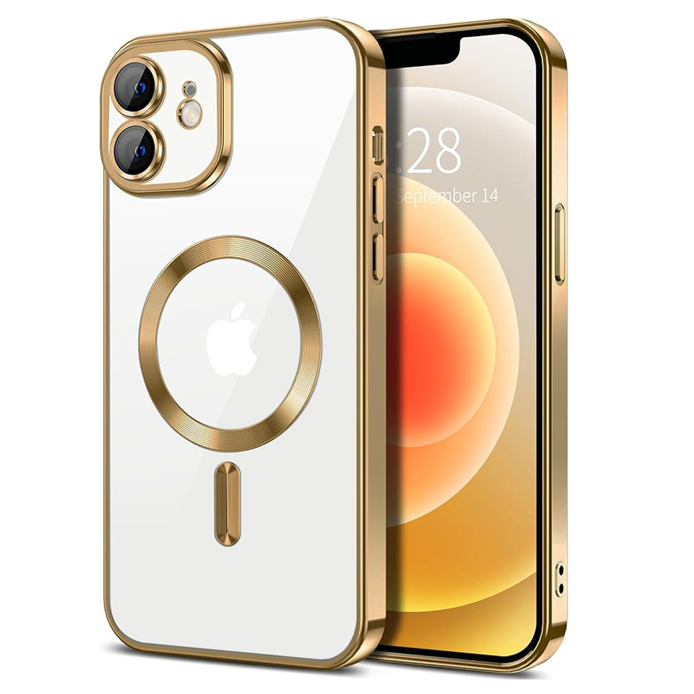 Techsuit - Luxury Crystal MagSafe - iPhone 12 - Gold