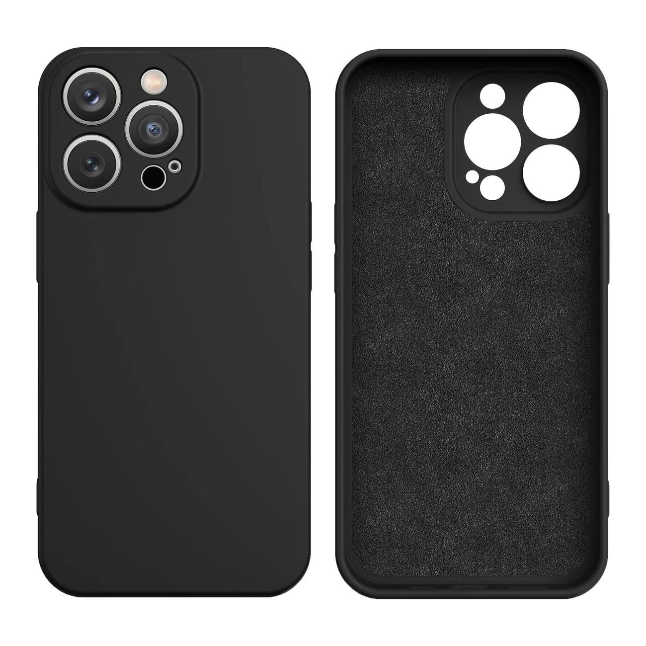 Silicone case case for iPhone 13 silicone cover black