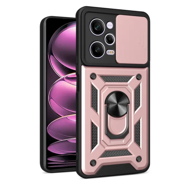 Techsuit - CamShield Series - Xiaomi Redmi Note 12 Pro 5G / Poco X5 Pro - Rose Gold