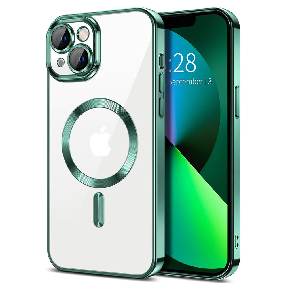 Techsuit - Luxury Crystal MagSafe - iPhone 13 - Light Green