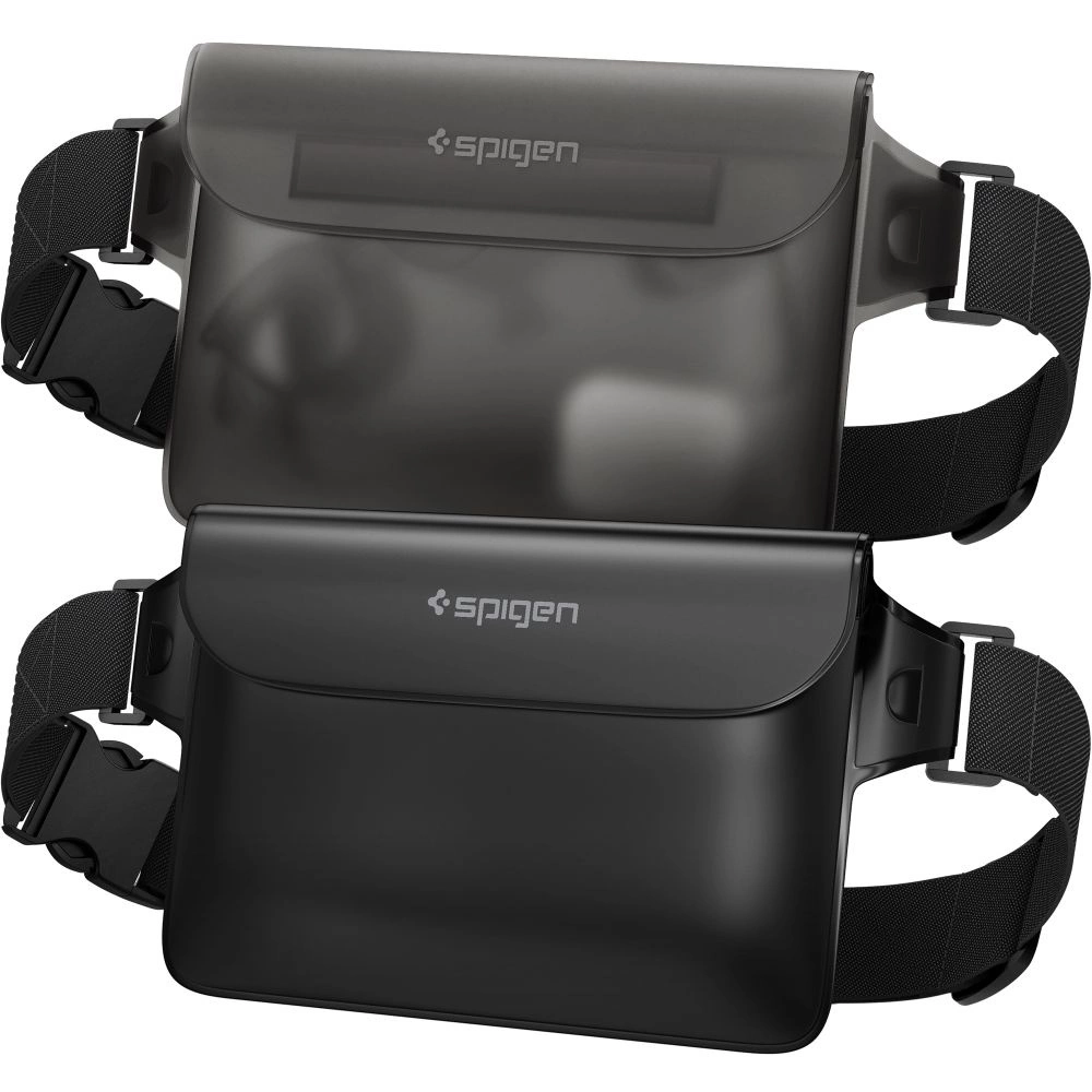 Spigen Aqua Shield A620 Waterproof Hip Bag IPX8 - Black 2 pcs.