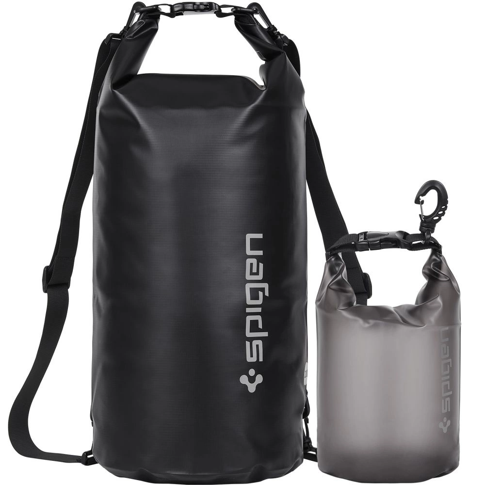 Spigen Aqua Shield A630 Waterproof 20L Bag + 2L Bag - Black