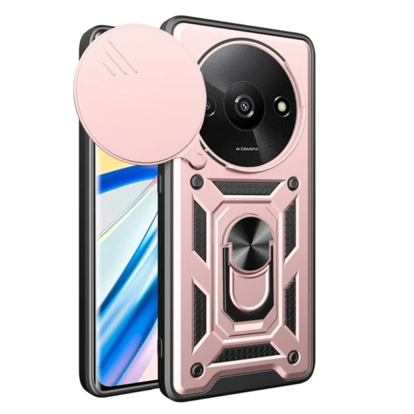 Techsuit - CamShield Series - Xiaomi Redmi A3 - Rose Gold